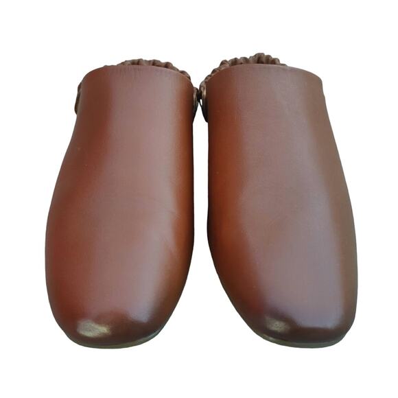 Brown Leather Mules by Earth Origin sz7.5 - Picture 2 of 8
